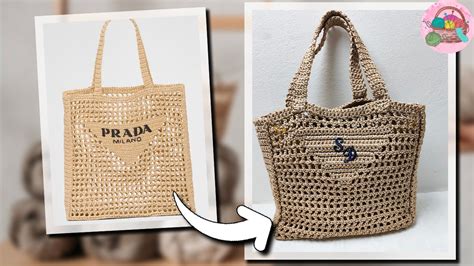 borsa prada a uncinetto|Come realizzo la BORSA PRADA all' uncinetto .